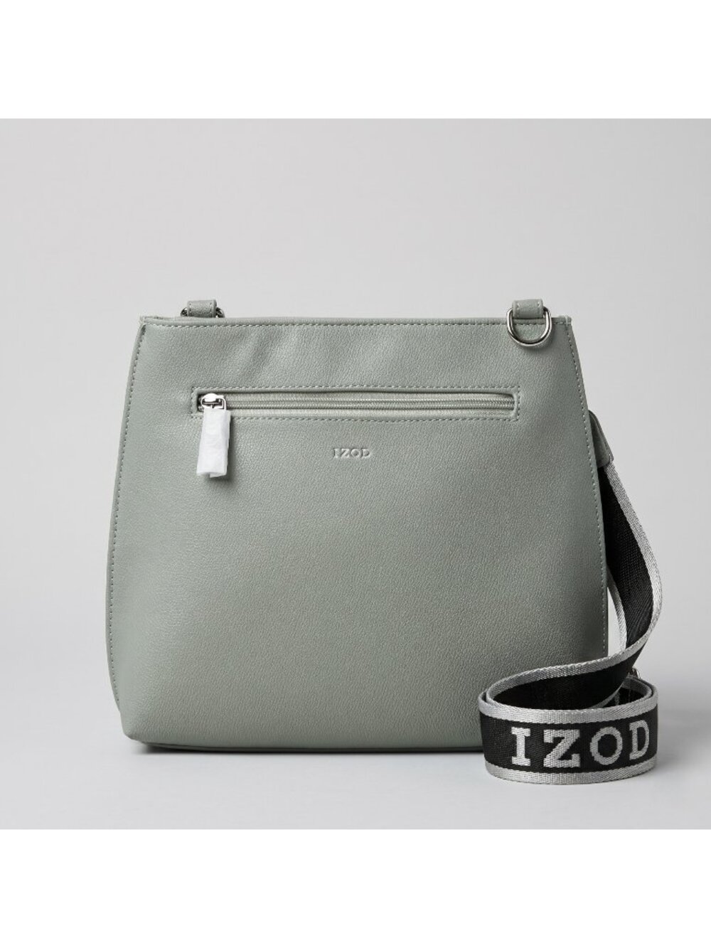 IZOD Women’s 10.5" Crossbody Bag Purse in Light Sage Green Color NEW With Tag
